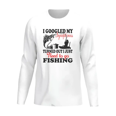 Fishing Symptoms Men Long Sleeve Shirt